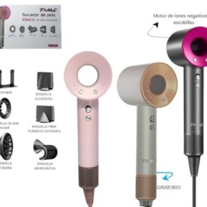 SECADOR DE PELO CON ACCSESORIOS 1600W TIME