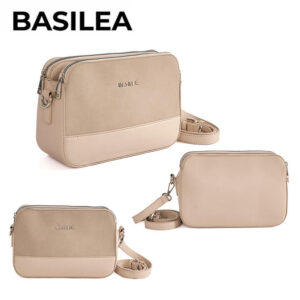 JVBA0237B - BANDOLERA DE PU LISO COMBINADO CON GAMUZA