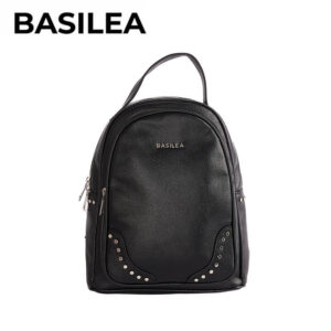 JVMO0153B - MOCHILA DE PU GRANEADO CON TACHITAS