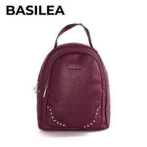 JVMO0155B - MOCHILA DE PU GRANEADO CON TACHITAS