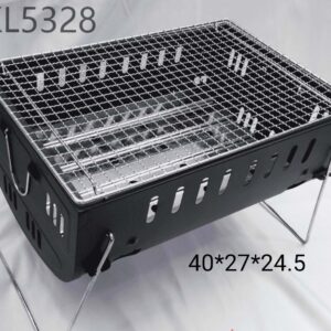 PARRILLA PORTATIL CAMPING 40X27X24.5CM KL5328-4