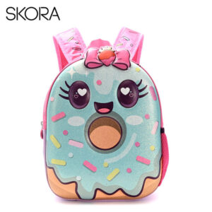 MD42166 - MOCHILA KAWAII TERMOFORMADA DONUT 22 X 30 X 10 CM