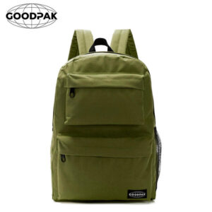 MD42273 - MOCHILA GOODPK 2 BOLSILLOS DELANTEROS VERDE MILITAR 28.5 X 15 X 24 CM