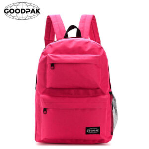 MD42277 - MOCHILA GOODPAK 2 BOLSILLOS DELANTEROS FUCSIA 28.5 X 15 X 24 CM
