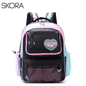 MD42889 - MOCHILA THINK HAPPY LETTERING CRUSH CON LLAVERO 18"