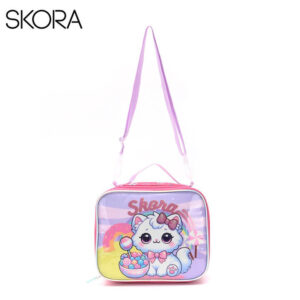 MD43084 - LUNCHERA TERMOFORMADA CON CORREA PETIT GATITA 25 X 20 X 10 CM