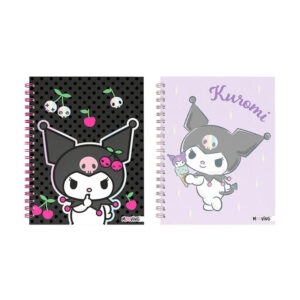 MV1205255 - CUADERNO 16 X 21 ESPIRAL TAPA DURA 80 HJS. KUROMI