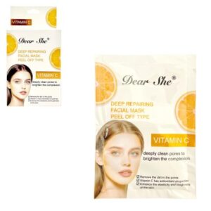DEAR SHE MASCARILLA FACIAL C/ VITAMINA C 10PCS 1282