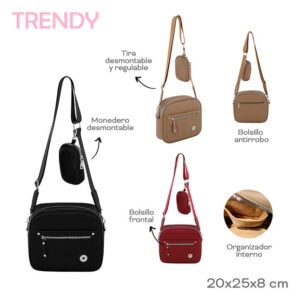 TA18827 - MORRAL C/MONEDERO TRENDY