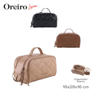 TA29316 - PORTACOSMETICO CON 2 CIERRES OREIRO LOVE