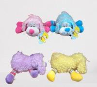 PERRO ACOSTADO 4 COLORES 20 CM