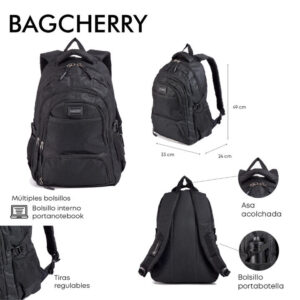YO430010N - MOCHILA ESPALDA 19" BAGCHERRY