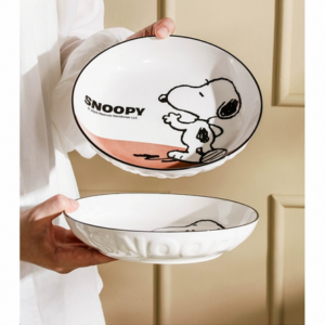 MT09856 PLATO HONDO CERAMICA 8" PERRO CAMINANDO 2007505098561