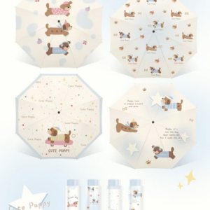 AA0898 PARAGUAS ESTAMPADA PERROS