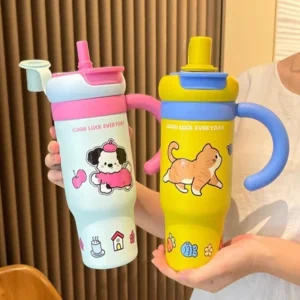 AA1065 VASO TERMICO ACERO 860ML ANIMALES