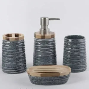 AA1345 SET DE BAÑO CERAMICA X 4 PIEZAS