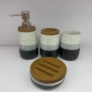 AA1343 SET DE BAÑO CERAMICA X 3 PIEZAS