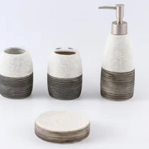 AA1104 SET DE BAÑO CERAMICA X 4 PIEZAS
