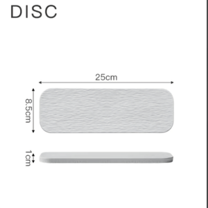 AA1436 PLATO CERAMICA 10" BLANCO
