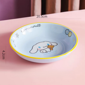 AA0845 PLATO CERAMICA 8" PERRO BLANCO