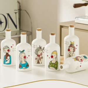 AA1390 BOTELLA CERAMICA CON NENA