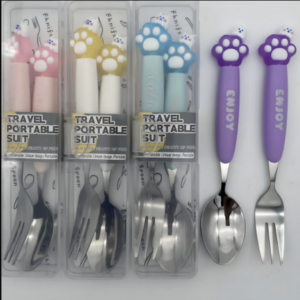 AA1533 SET CUBIERTO GARRAS DE GATO