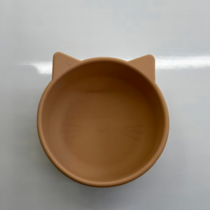 AA1653 BOWL SILICONA FORMA GATO PARA BEBE