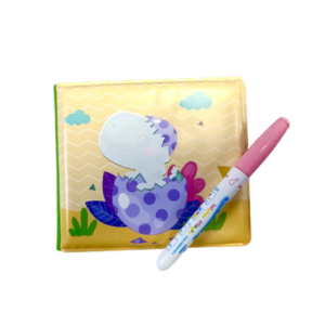AA1252 LIBRO DE BAÑERA DINO CON LAPIZ
