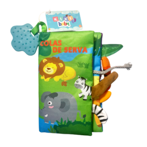 AA1247 LIBRO DE TELA ANIMALES DE SERVA CON COLAS