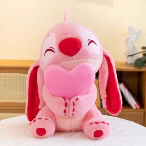 STICH CON CORAZON ROSA 30CM