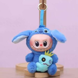 LLAVERO LABUBU CON DISFRAZ STICH