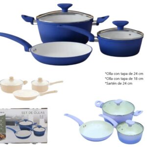 SET DE OLLAS 5 PCS ESPESOR ORYX