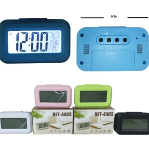 RELOJ DIGITAL ALARMA/FECHA/TERMOMETRO