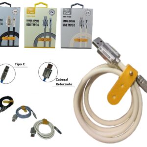 CABLE TIPO C PUNTA DE METAL