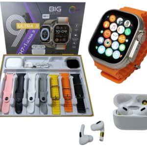 KIT AURICULAR Y RELOJ SMART C/MALLA INTERCAMBIABLE