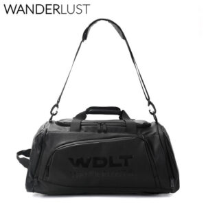 MD43390 - BOLSO PU CON CORREAS MOCHILERAS DESMONTABLES Y COMPARTIMENTO PARA ZAPATILLAS 24"