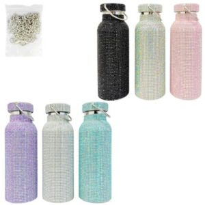 BOTELLA STRASS CADENA 500ML C-2064
