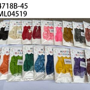 GLOBO X 6 COLORES OPACO YY-34718B-45-600