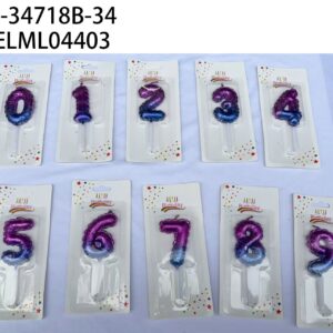 VELA DOBLE COLOR YY-34718B-34-600