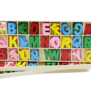 MT06636 LETRAS DE MADERA DIDÁCTICO ABECEDARIO EN CAJA