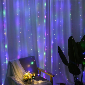 MT08870 CORTINA LED MULTICOLOR 3M X 2M