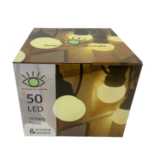 MT08882 GUIRNALDA LED CALIDA X5 METROS 10 FOCOS