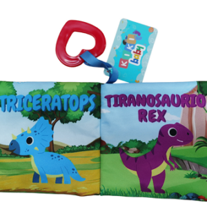 MT09154 LIBRO DE TELA DINOSAURIOS