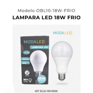 LAMPARA LED 18W FRIO BULB-18W-6500K-100