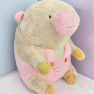 PELUCHE CAPYBARA FRUTILLA ROSA 30CM 1389-21