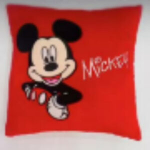 Almohada Mickey Mouse fondo rojo 35cm