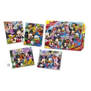 TPDCH07690 - 4 Puzzles 12 18 24 Y 36 Piezas Mickey