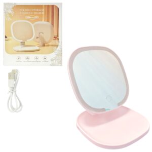 ESPEJO PLEGABLE C/ LUZ LED YB-021