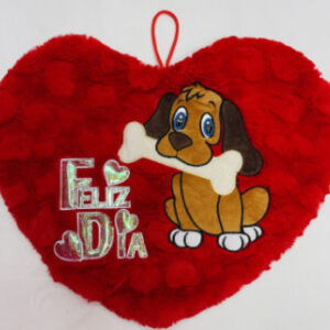 Almohada corazón con personaje 35cm