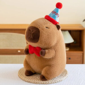 PELUCHE CAPYBARA FELIZ CUMPLEANO 30CM 1389-11